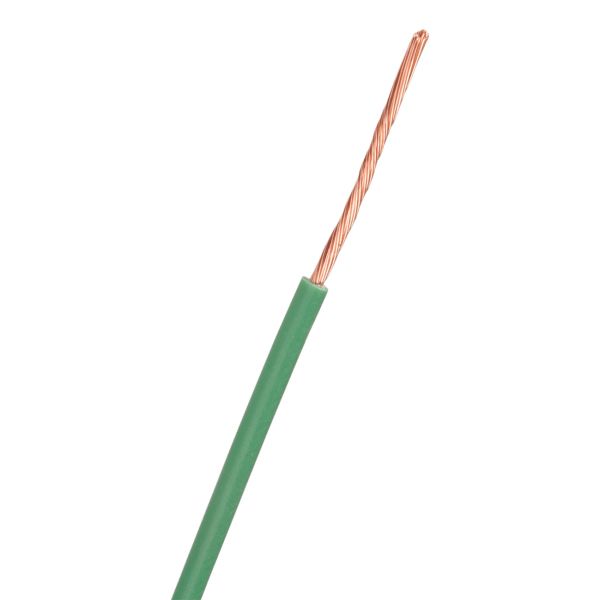 Kytkentäkaapeli Nexans 11018046-005 RK 90 °C (H05V2-K) RK 0,5, vihreä, kaapelirulla 200 m