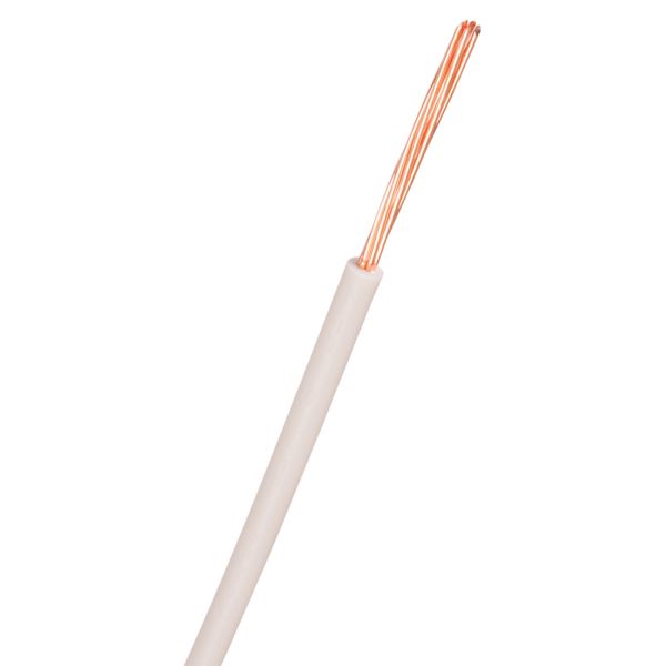 Asennuskaapeli Nexans FQ Easy H07Z1-R, 450/750 V 1x2,5 mm², valkoinen