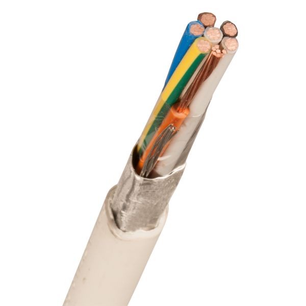 Installasjonskabel Nexans FQLQ EASY 7G 2,5 mm² lederområde 1 m, kappet