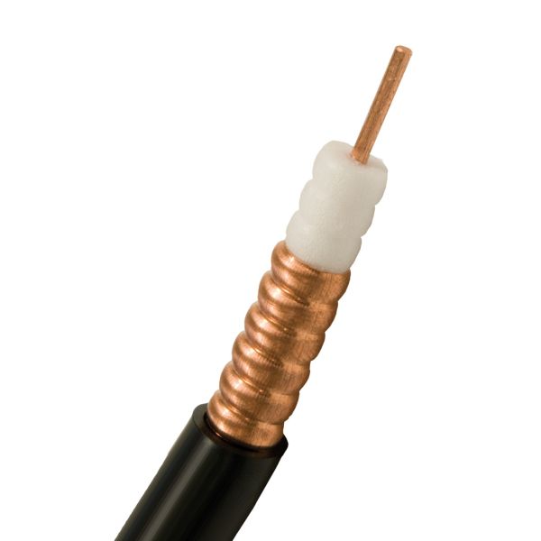 Koaxialkabel Nexans KTV 2.0/8.3, används som basnätskabel svart, 500 m