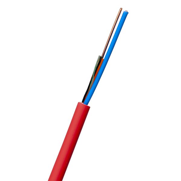 Larmkabel Nexans EQQYB EASY 2x1.0 mm, röd 100 m, bobin