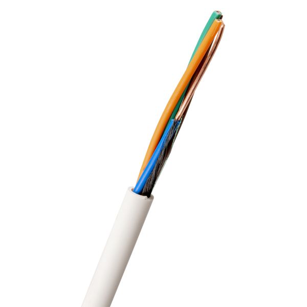 Telekaapeli Nexans EQQRB EASY 1 m, valkoinen 4 x 1,0 mm