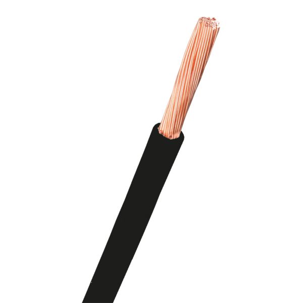 Kopplingskabel Nexans 11020340-001 RK 10, 90°C (H07V2-K 4) 10 mm² Svart 100 m, ring