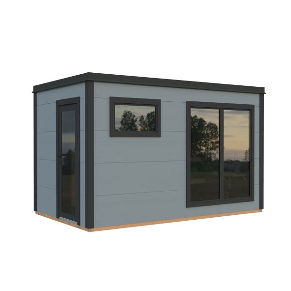 Bastu Palmako Grace 9,0 m², Invändig 8,2 m², ljusgrå + antracit 