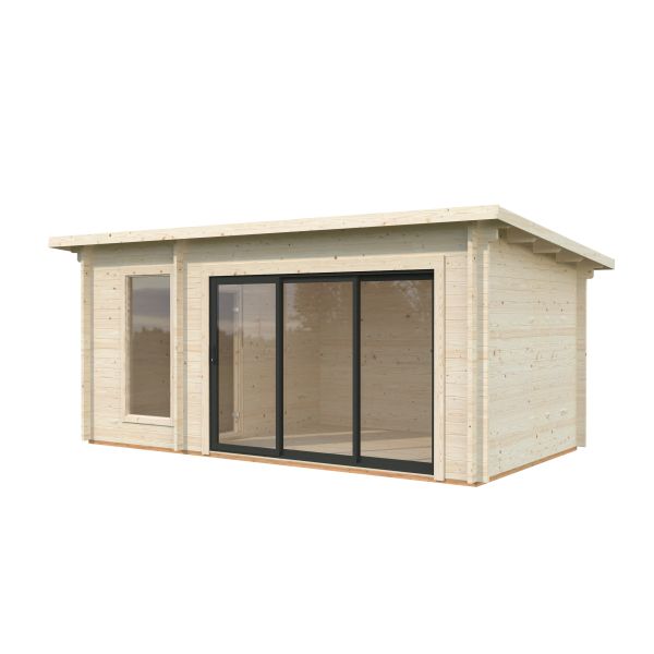 Bastu Palmako Sanna 13,5 m², Invändig 12,8 m², obehandlad 