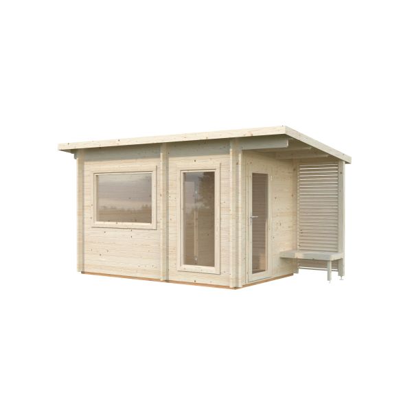 Bastu Palmako Sanna 7,4 m², Invändig 6,8 m², obehandlad 