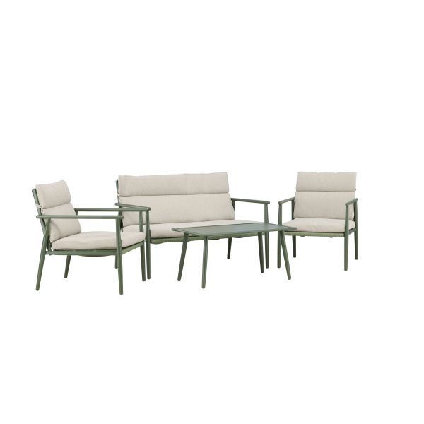 Loungeset Venture Home Mazzaro Grön/Beige 