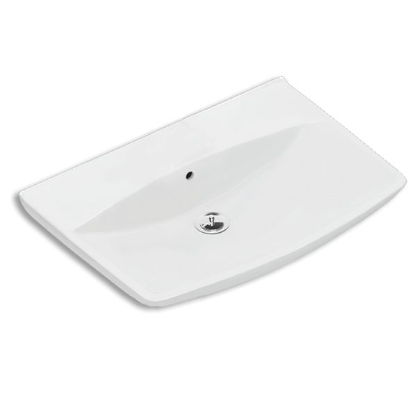 Tvättställ Ifö Spira Art utan blandarhål, 600x495 mm 