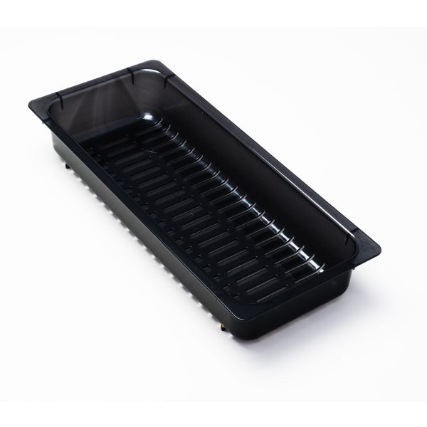 Rensskål Intra RB-FR-BLACK rökfärgad, 170 x 393 x 65 mm 