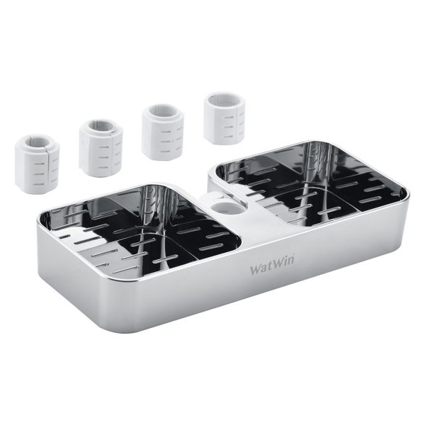 Hylde WatWin Flex Ø18-25 til brusestang, Flex Ø18-25, krom 