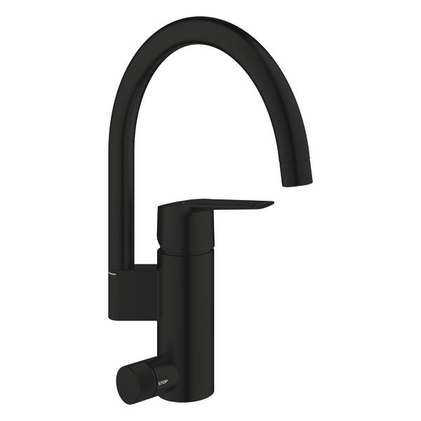 Köksblandare Grohe Start 304952431 hög pip, matt svart Med maskinavsängning