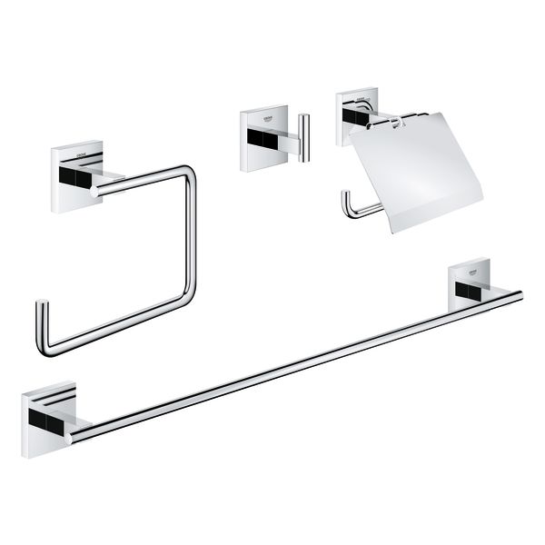 Tillbehörsset Grohe Start Cube 41115000 4 delar Krom