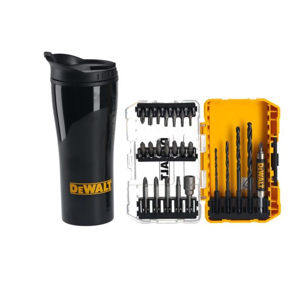Spiralborsæt Dewalt DT70707-QZ 25 stk. + krus 