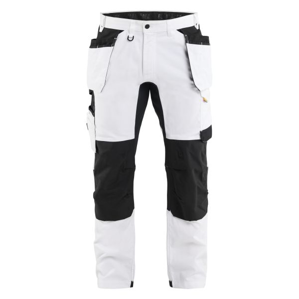 Arbetsbyxa Blåkläder 177018321099C44 vit/svart C44