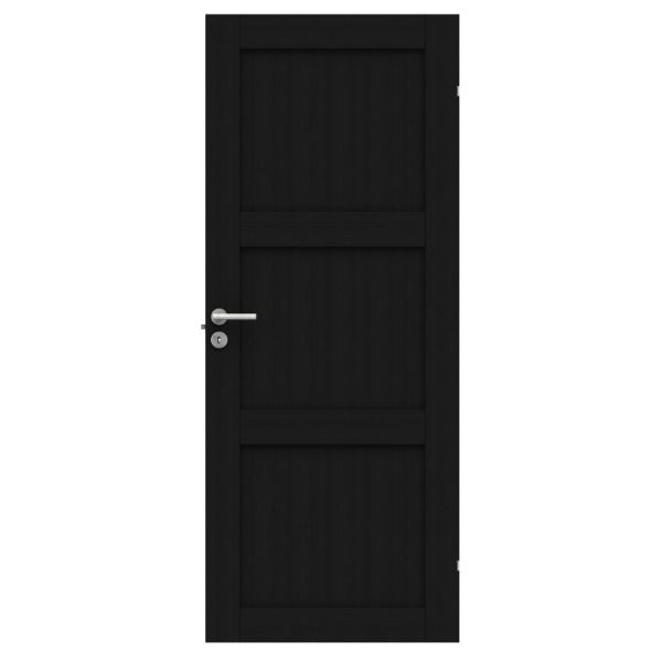Innerdörr Swedoor Unique 03L svart ek 925x2040 mm Svart Ek