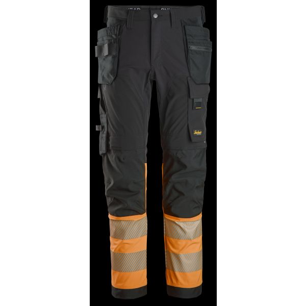 Midjebukse Snickers Workwear 6231 svart/oransje Svart/Oransje 96