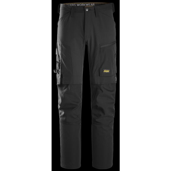 Arbejdsbuks Snickers Workwear 6318-0404 AllroundWork sort, stræk Sort