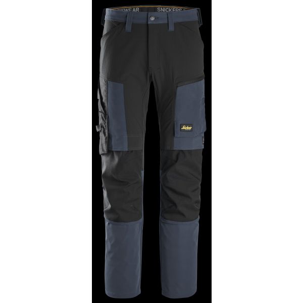 Arbetsbyxa Snickers Workwear 6318-9504 AllroundWork marinblå/svart, stretch Marinblå/svart