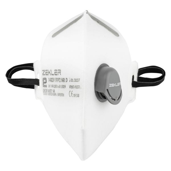 Halvmask Zekler 1402V filtrerande 15-pack