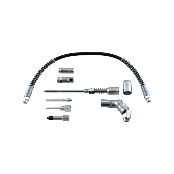 Adapterset PELA 566547 till fettspruta, 8 delar 