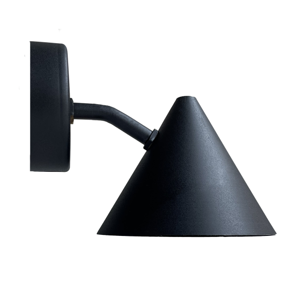 Väggarmatur Westal Tratt Micro GU10, utan ljuskälla Svart