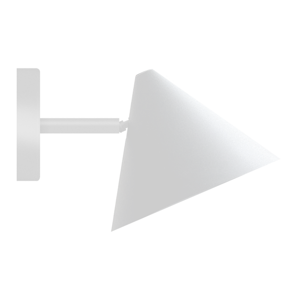 Seinävalaisin Westal Tratt Micro GU10, ilman valonlähdettä Valkoinen