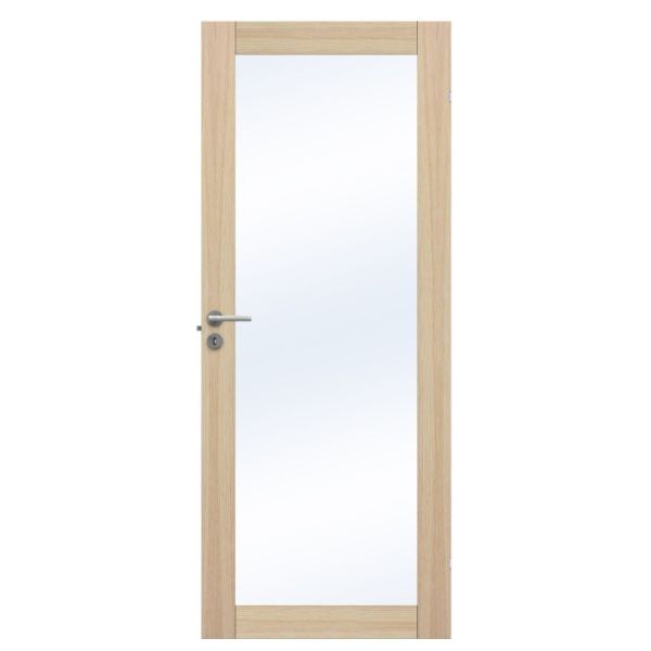 Innerdörr Swedoor Unique GW 01L vitpigmenterad ek 925x2040 mm Vitpigmenterad Ek