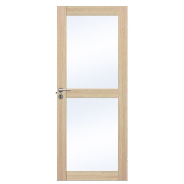 Innerdörr Swedoor Unique GW 02L vitpigmenterad ek 925x2040 mm Vitpigmenterad Ek