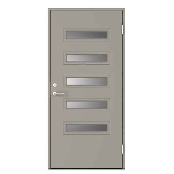 Ytterdörr Swedoor C7050 ljusgrå (S 3502-Y) 888x2080 mm Vänster Ljusgrå (S 3502-Y)