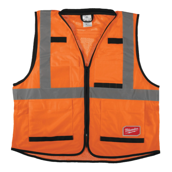Sikkerhetsvest Milwaukee Hi Visible Premium varsel, oransje Varsel, Oransje S/M