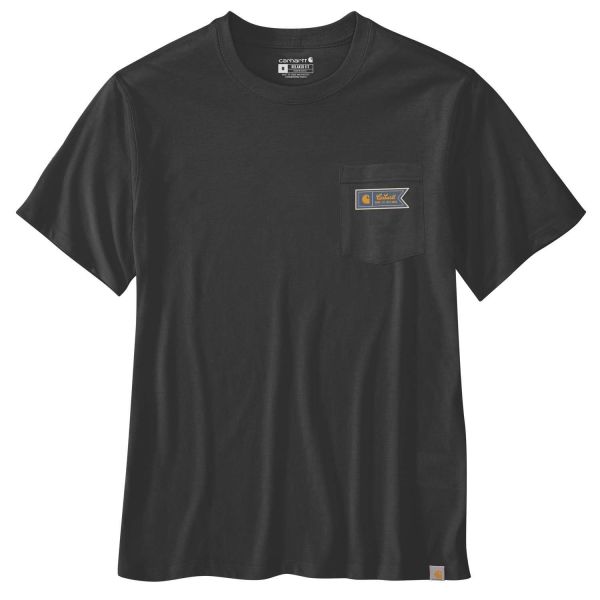 T-Shirt Carhartt Pocket Script Graphic  Svart