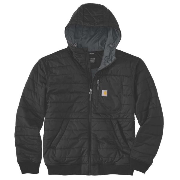 Jakke Carhartt 106543N04-S Slidstærk, vejrbestandig, varmende og praktisk Sort