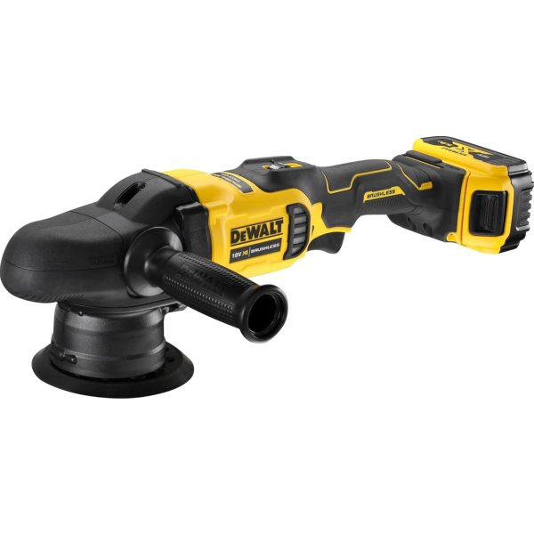 Poleringsværktøj Dewalt DCM848P2-QW med batteri og oplader 