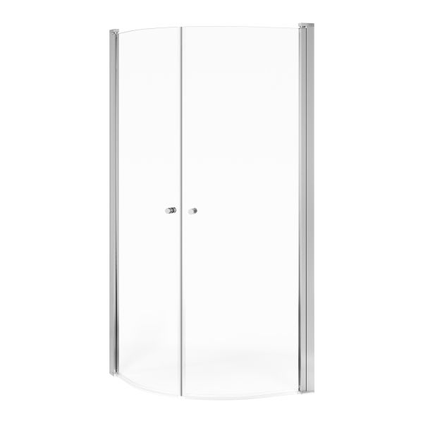 Brusehjørne Gustavsberg Round GB51RNDR9090CR klarglas/krom 90x90 cm