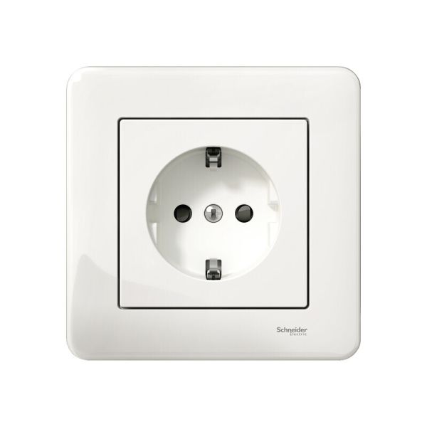 Pistorasia Schneider Electric Exxact WDE008276 uppoasennus, maadoitettu, 1-osainen 