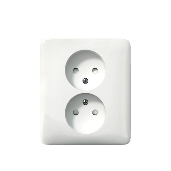 Pistorasia Schneider Electric Exxact WDE008284 uppoasennus, maadoittamaton, 2-osainen 