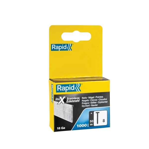 Dyckert Rapid Nr 8 rostfri 50 mm, 1000-pack