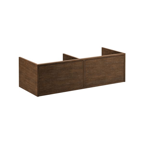 Kommode Gustavsberg Ducentic GB71DCV212AW00 brun eikefinér, 120 cm, 2 skuffer 