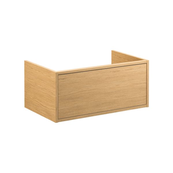Ducentic -allaskaappi Gustavsberg Ducentic GB71DCVU80AR00 vaalea tammiviilu, 80 cm, 1 laatikko Vaalea tammiviilu 80 cm 1 laatikko