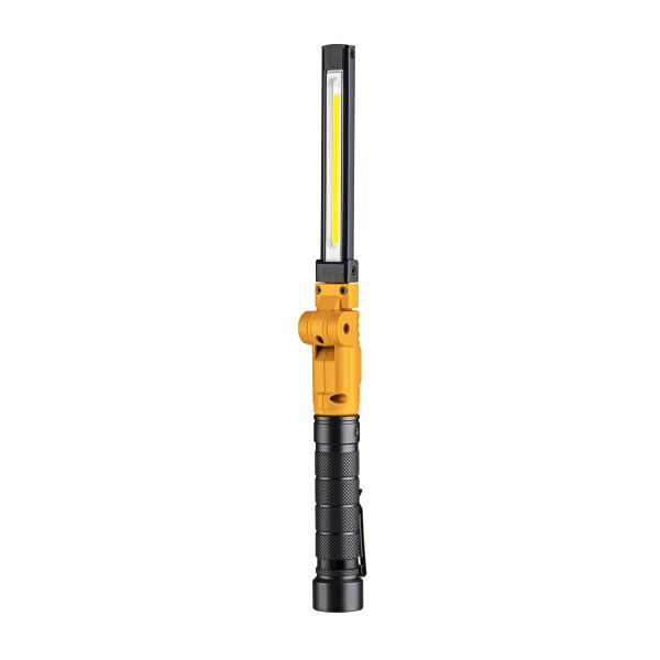 Handlampa Ironside Slim 1600 lm + UV, laddbar 