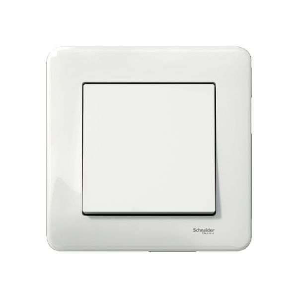 Kytkin Schneider Electric Exxact WDE008223 upotettava, 1-napainen/portaikko, IP44, valkoinen 
