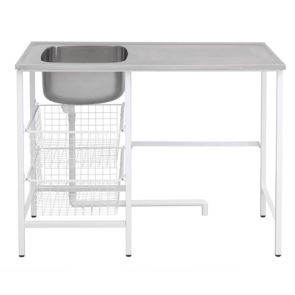Vaskebenk Contura CABM 12 R pakke, med plass til vaskemaskin 
