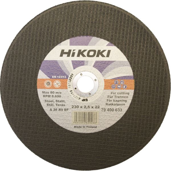 Kapskiva HiKOKI 0 stål, 180x2,5 mm 