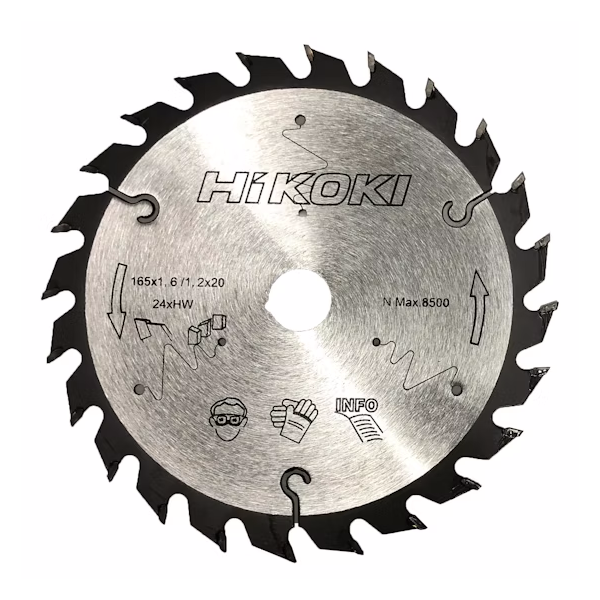 Sågklinga HiKOKI 7034354713715 165x1,6x20mm, 24T 