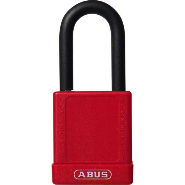 Hengelås ABUS 74/40 90 x 38 mm, rød 