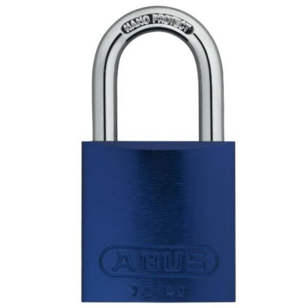 Hengelås ABUS 72/40 74 x 39 mm, herdet bøyle Blå