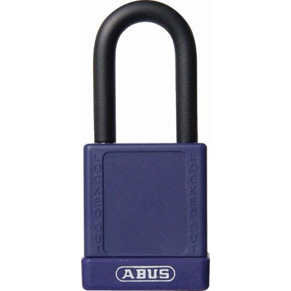 Hengelås ABUS 74/40 90 x 38 mm, dobbel låsing Lilla
