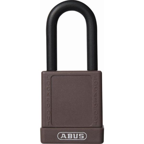 Hengelås ABUS 74/40 90 x 38 mm, dobbel låsing Brun