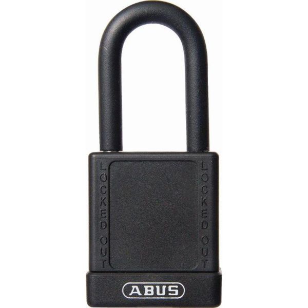 Hengelås ABUS 74/40 90 x 38 mm, dobbel låsing Svart