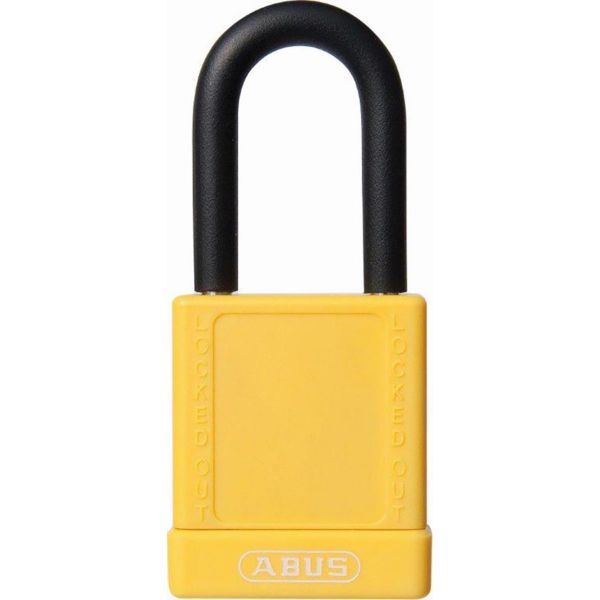 Hengelås ABUS 74/40 90 x 38 mm, dobbel låsing Gul